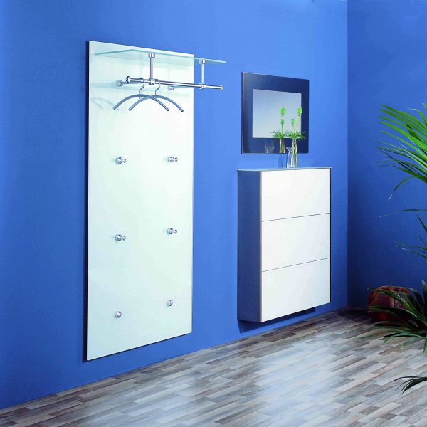 Garderobe Atlantic, Glas/Edelstahl